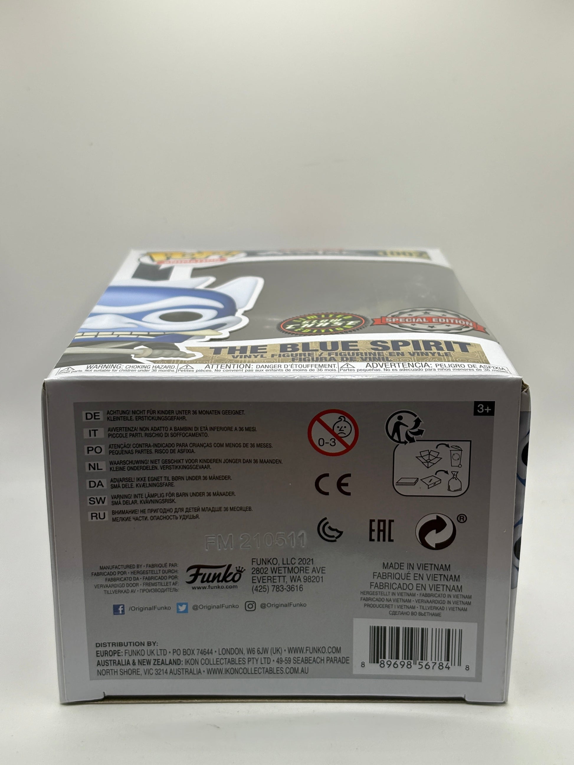 Funko POP! Animation Avatar #1002 The Blue Spirit Limited Glow Chase FRENLY BRICKS - Open 7 Days