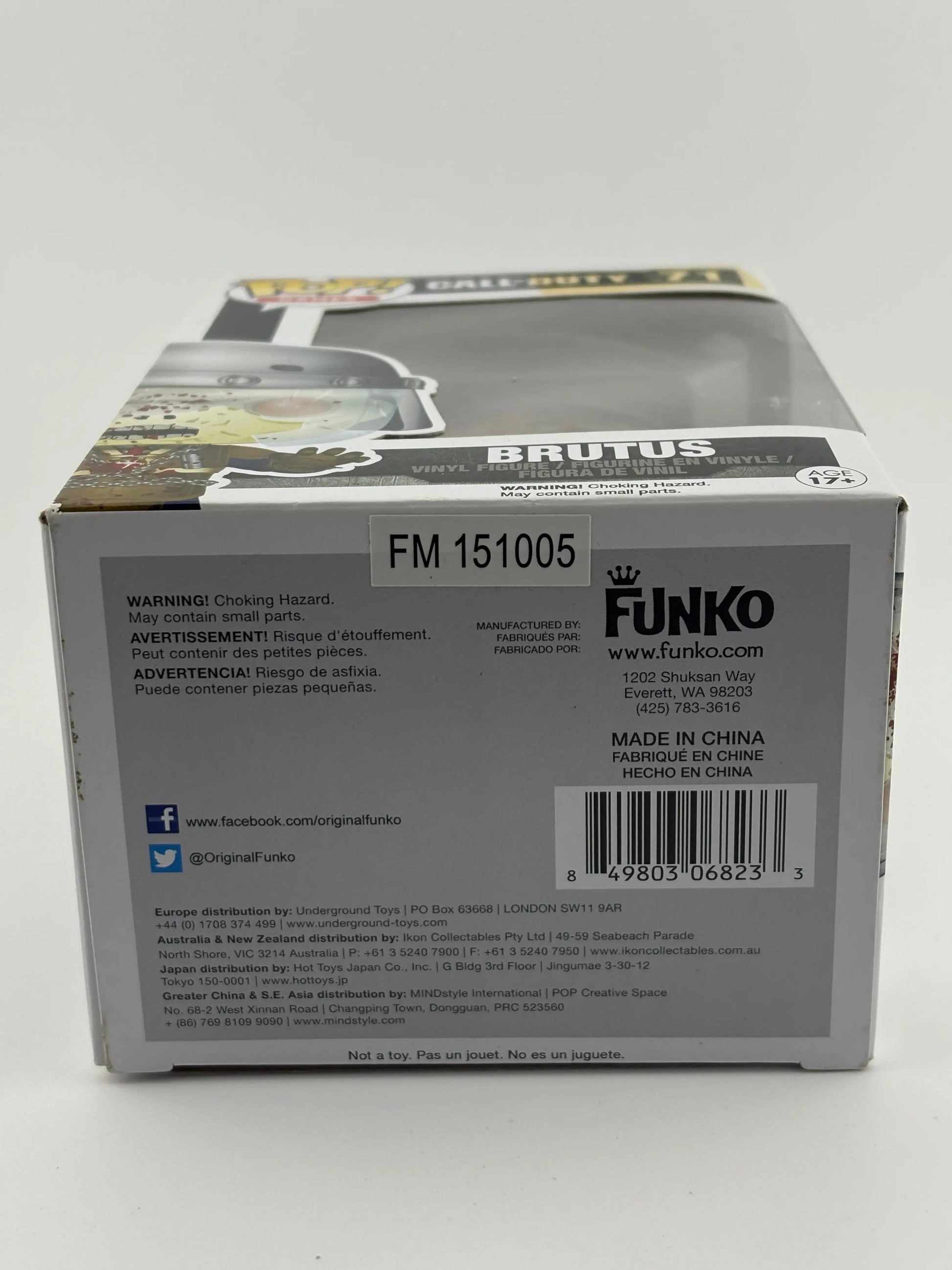 Funko Pop! Games CALL OF DUTY #71 Brutus See photos FRENLY BRICKS - Open 7 Days