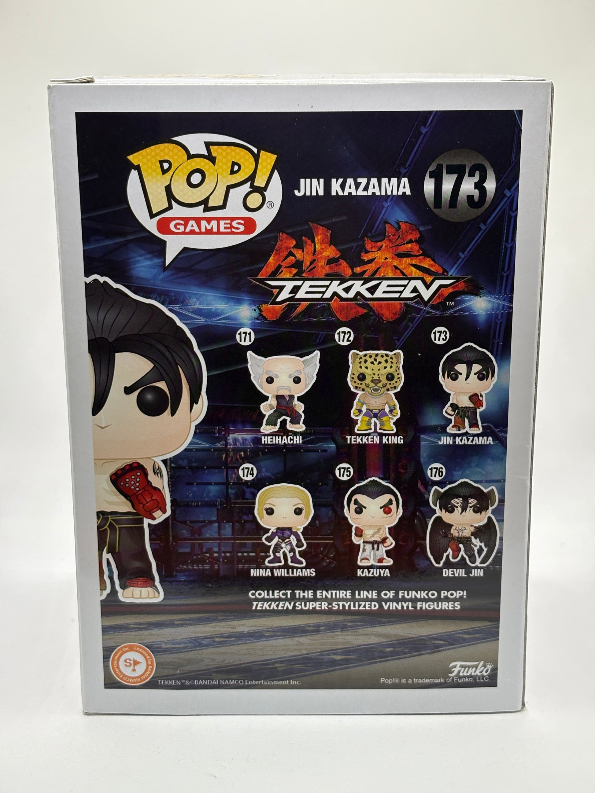 Funko POP! Games Tekken #173 Jin Kazama Vinyl Figure FRENLY BRICKS - Open 7 Days