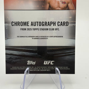 2025 Topps Stadium Club Chrome UFC Merab Dvalishvili #CAS-MDI Refractor Auto FRENLY BRICKS - Open 7 Days