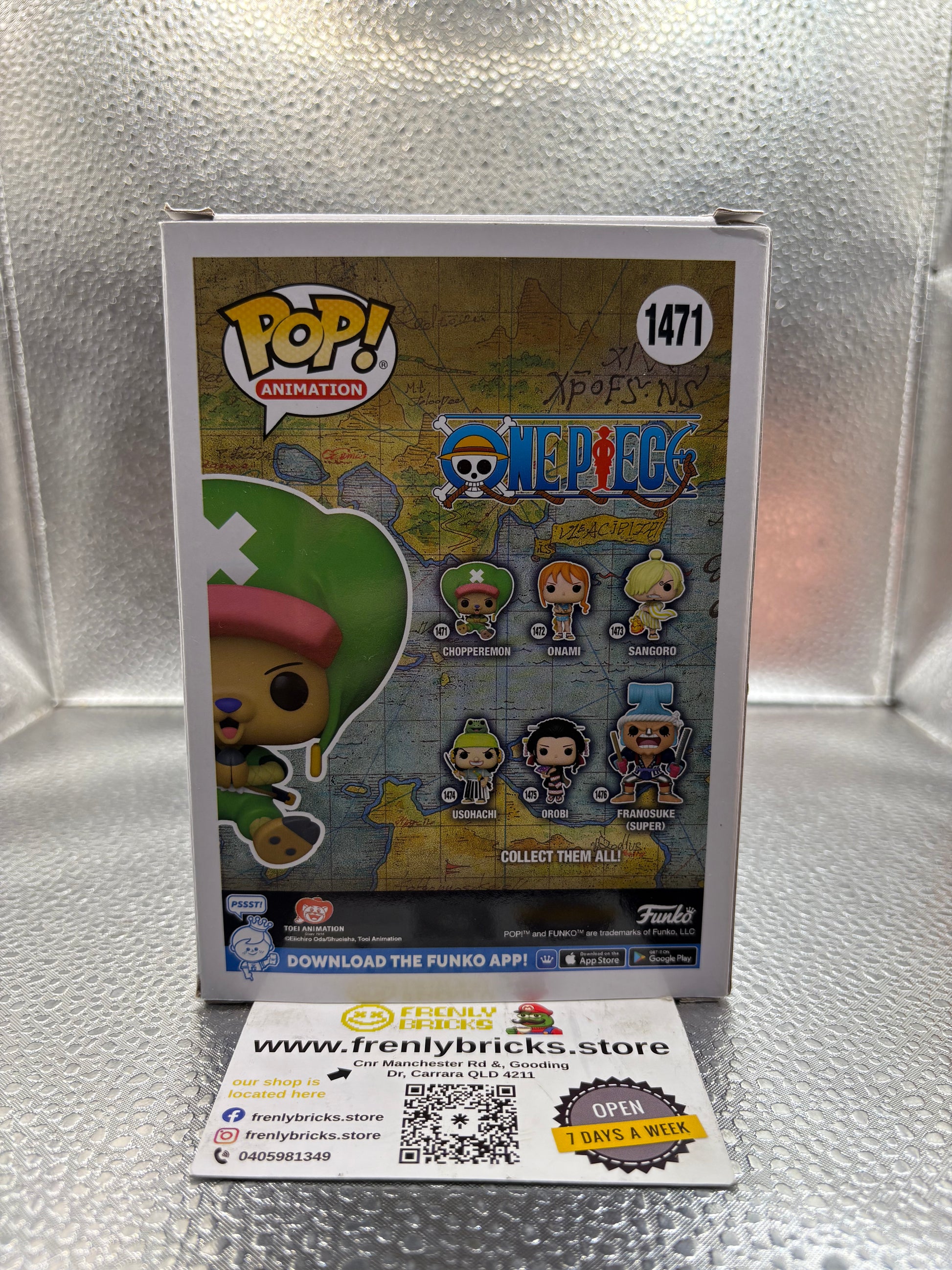FUNKO Pop Vinyl Chopperemon 1471 FRENLY BRICKS - Open 7 Days