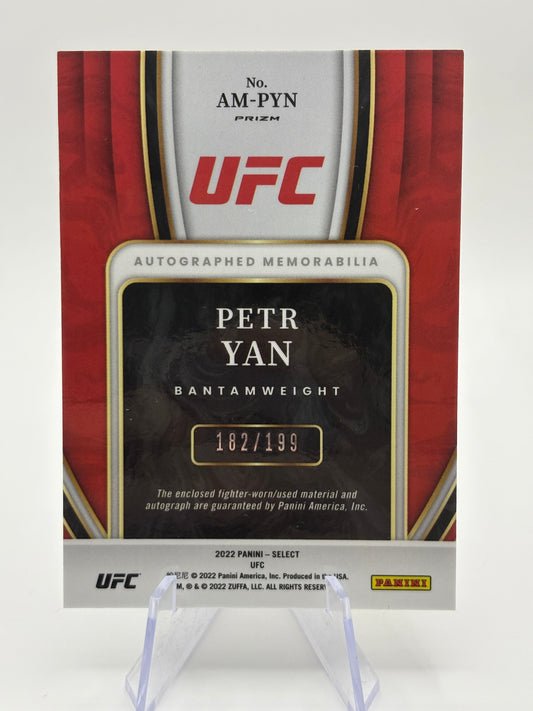 Petr Yan 2022 Panini Select UFC Select Silver Auto Patch Relic /199 FRENLY BRICKS - Open 7 Days