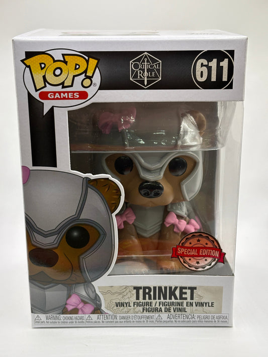 Funko POP! Games Critical Role #611 Trinket Special Edition Vinyl Figure FRENLY BRICKS - Open 7 Days