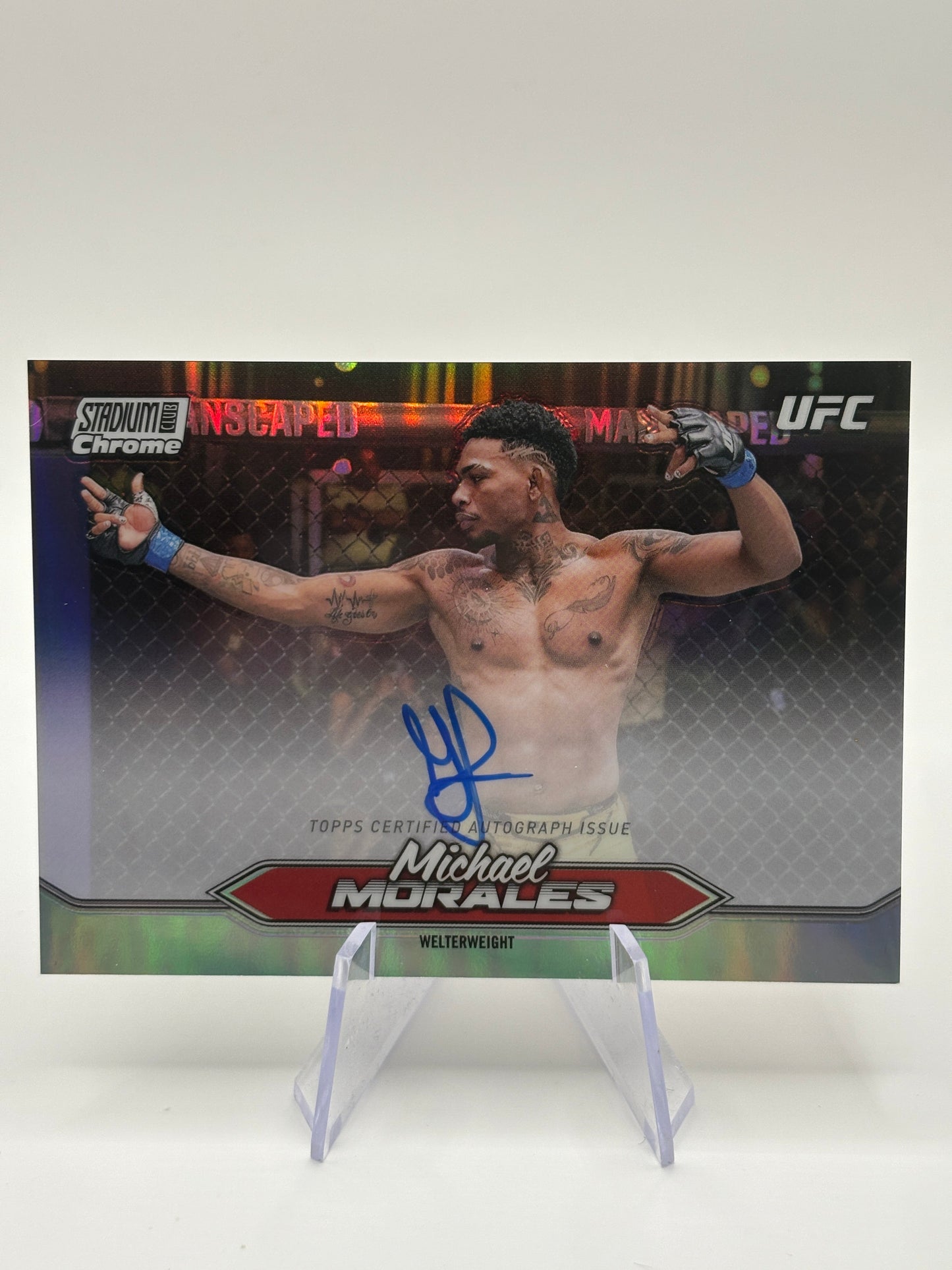 2025 Topps Stadium Club UFC Michael Morales Chrome Autograph #CAS-MMO FRENLY BRICKS - Open 7 Days