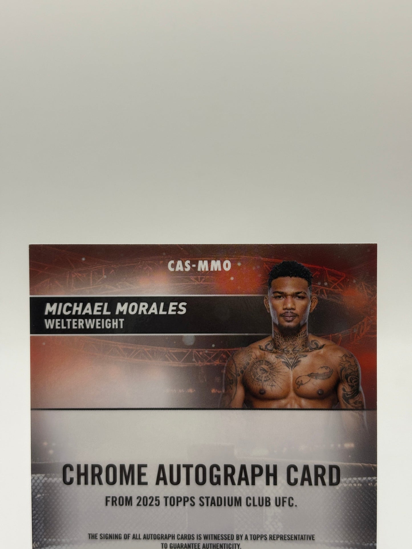2025 Topps Stadium Club UFC Michael Morales Chrome Autograph #CAS-MMO FRENLY BRICKS - Open 7 Days