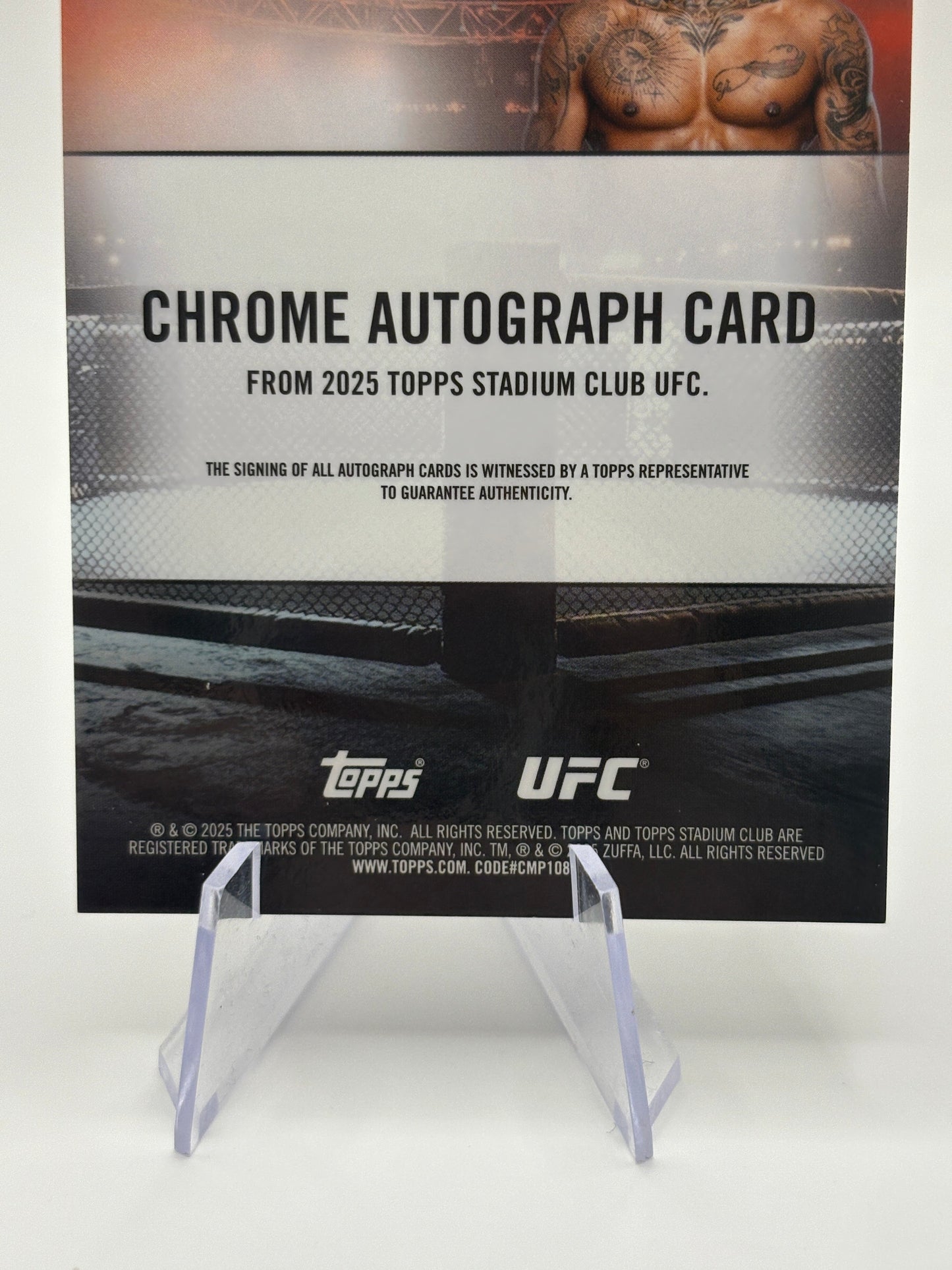 2025 Topps Stadium Club UFC Michael Morales Chrome Autograph #CAS-MMO FRENLY BRICKS - Open 7 Days