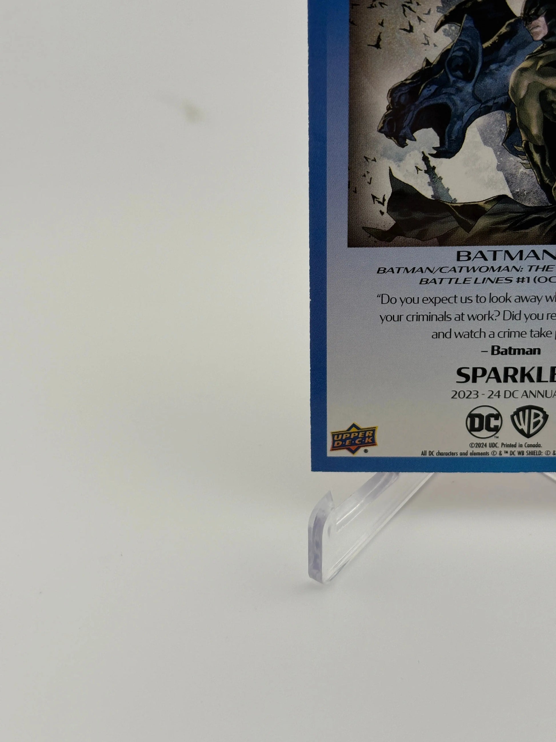 2023-24 Upper Deck DC Annual Dawn of DC Sparkle /99 Batman #D-6 FRENLY BRICKS - Open 7 Days