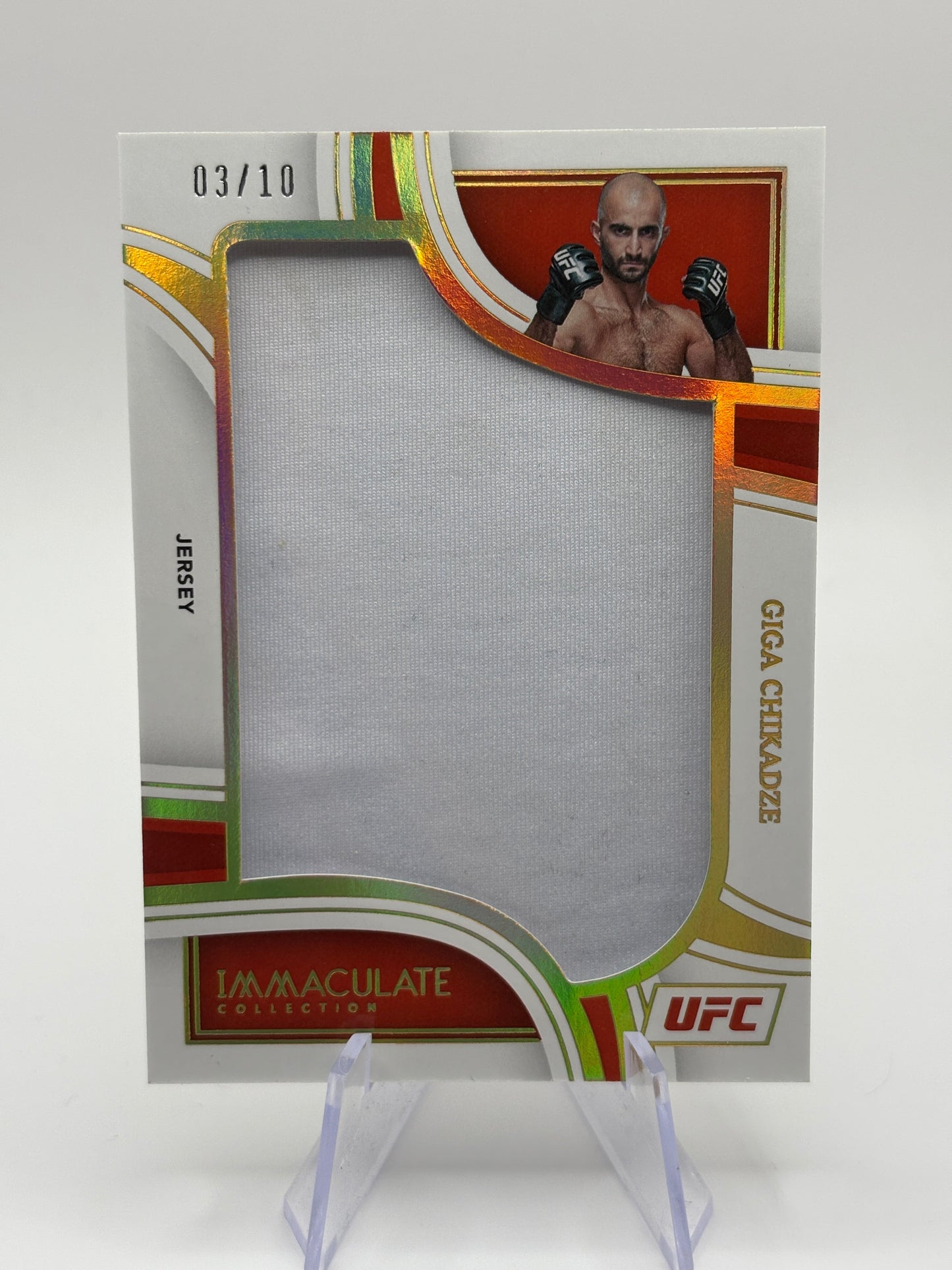 2023 Panini Immaculate UFC Jumbo Memorabilia Jersey /10 Giga Chikadze FRENLY BRICKS - Open 7 Days