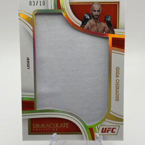 2023 Panini Immaculate UFC Jumbo Memorabilia Jersey /10 Giga Chikadze FRENLY BRICKS - Open 7 Days