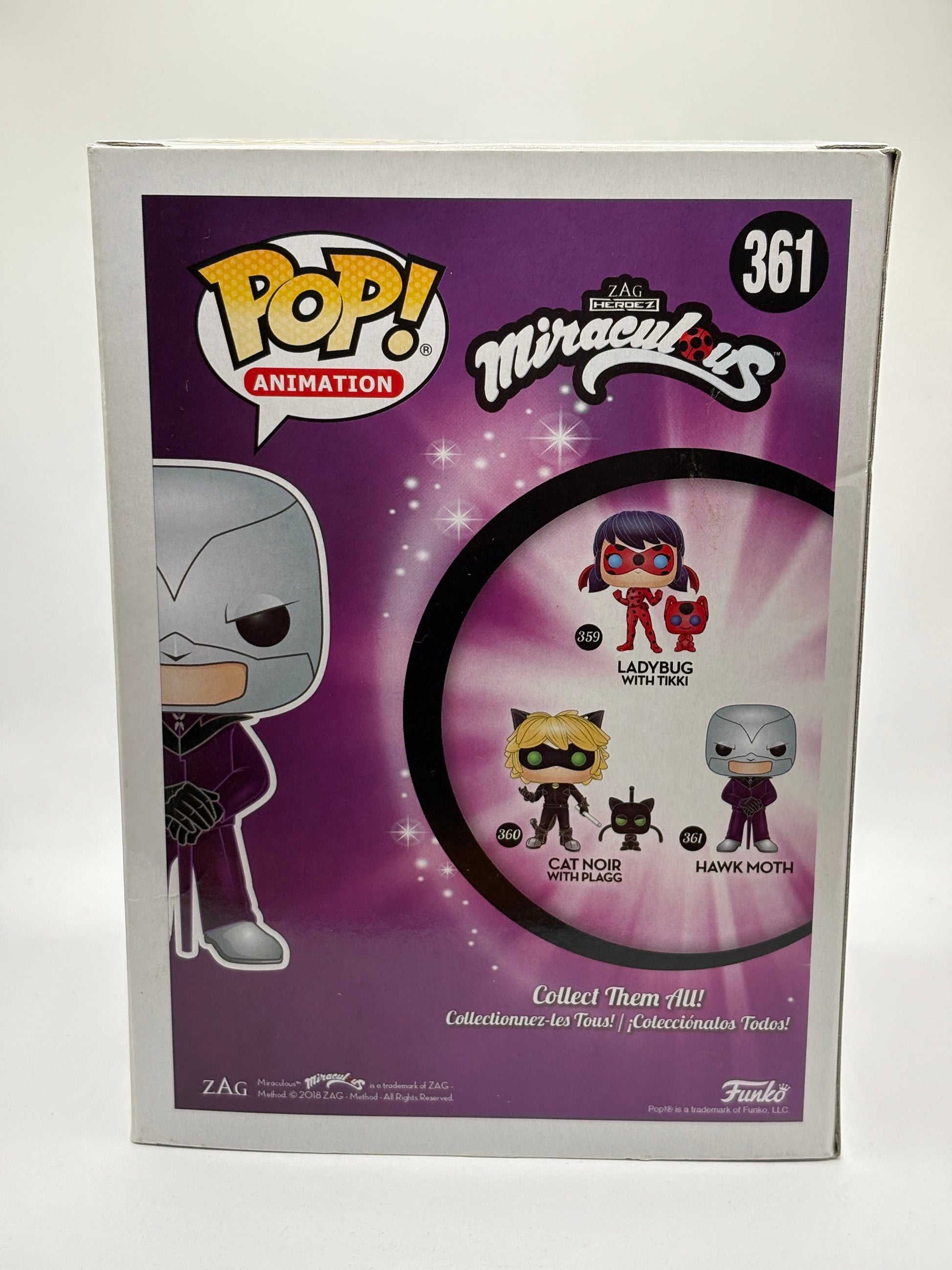Funko POP! Animation Miraculous Lady Bug #361 Hawk Moth Vinyl Figure FRENLY BRICKS - Open 7 Days