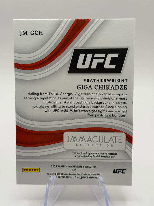 2023 Panini Immaculate UFC Jumbo Memorabilia Jersey /10 Giga Chikadze FRENLY BRICKS - Open 7 Days