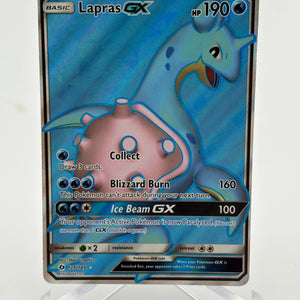 Lapras GX 139/149 SM Base Set Full Art Ultra Rare Pokemon Card NM FRENLY BRICKS - Open 7 Days
