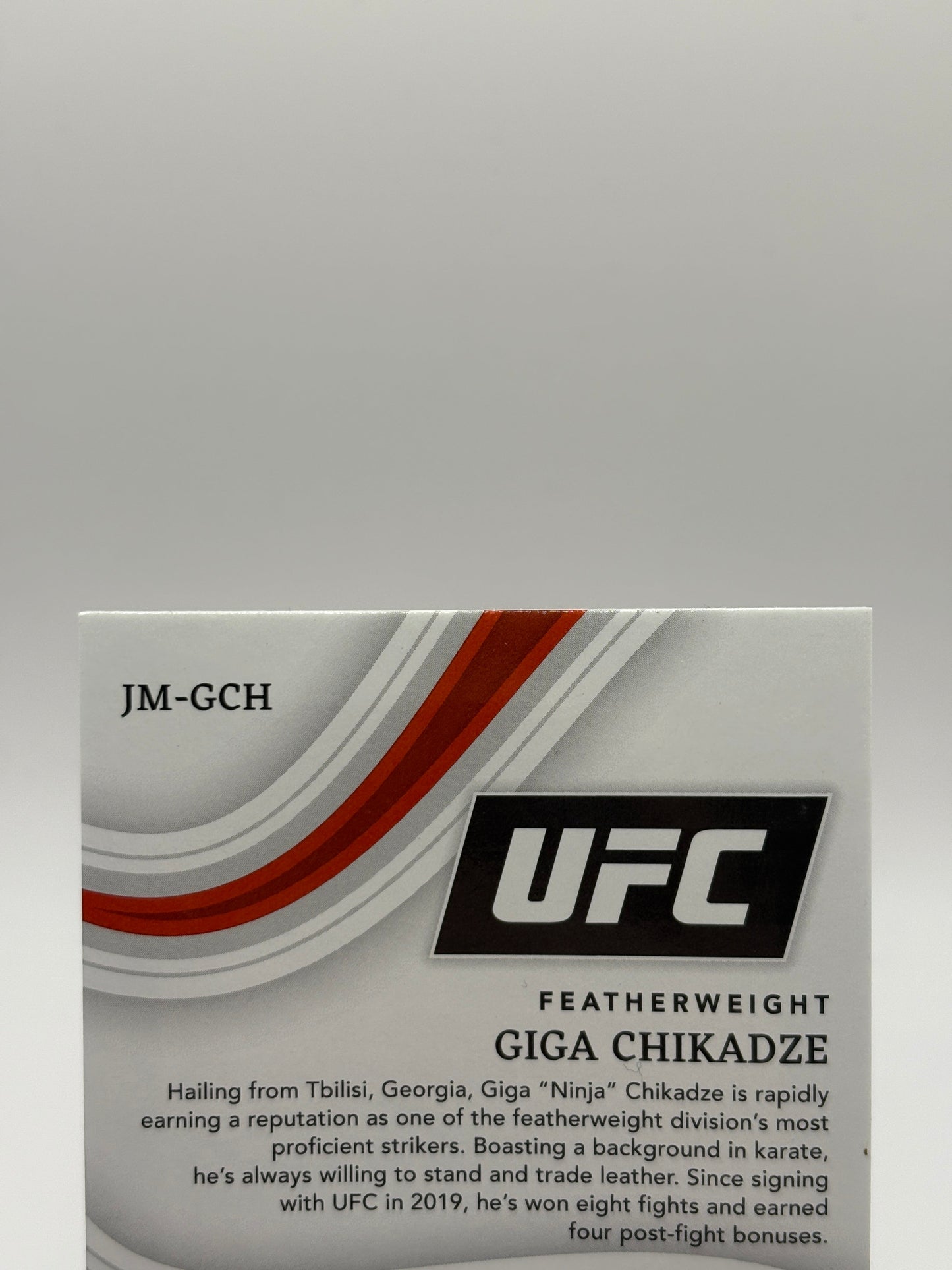2023 Panini Immaculate UFC Jumbo Memorabilia Jersey /10 Giga Chikadze FRENLY BRICKS - Open 7 Days