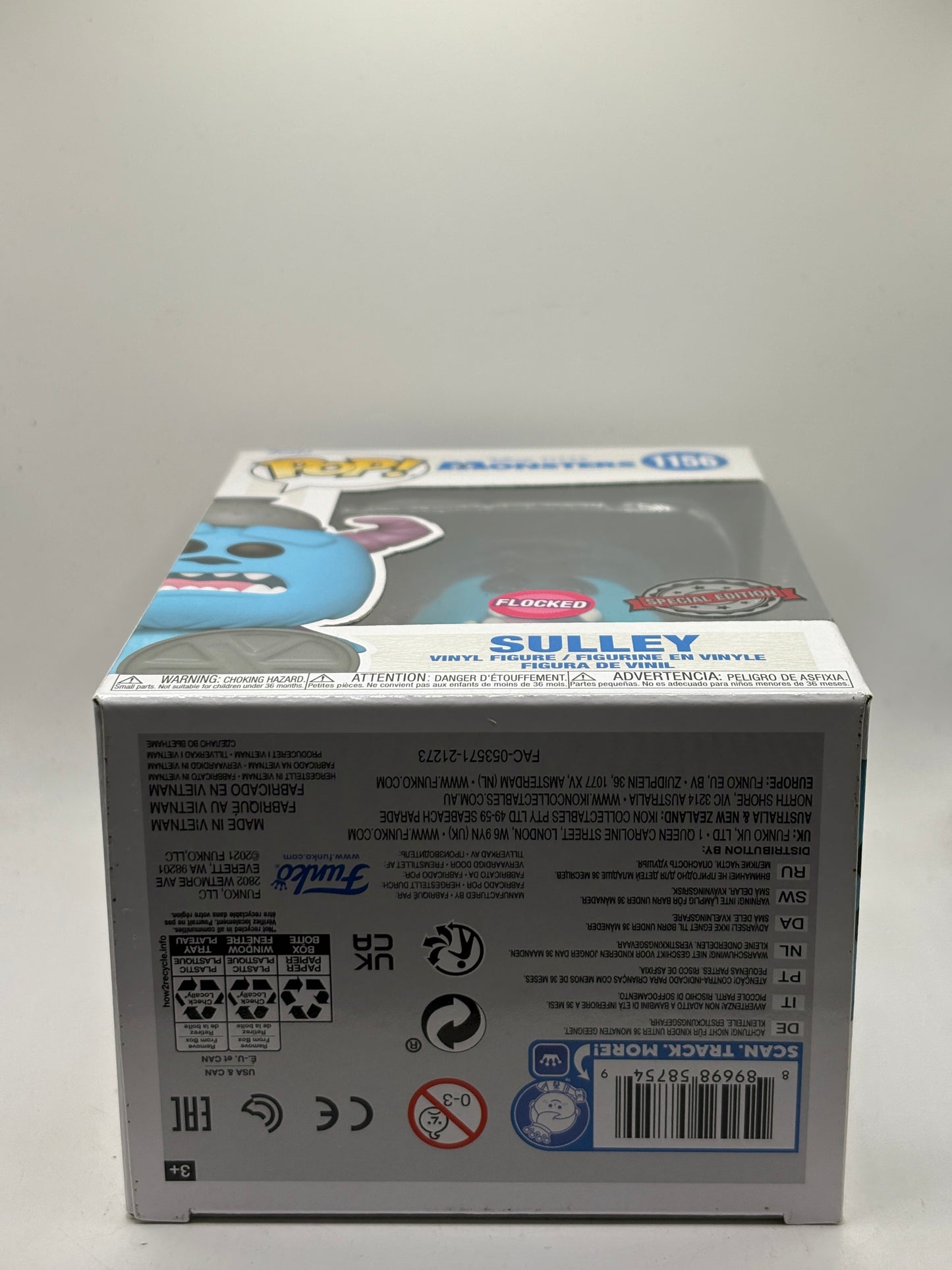 Funko POP! Monsters #1156 Sulley Flocked Special Edition Vinyl Figure