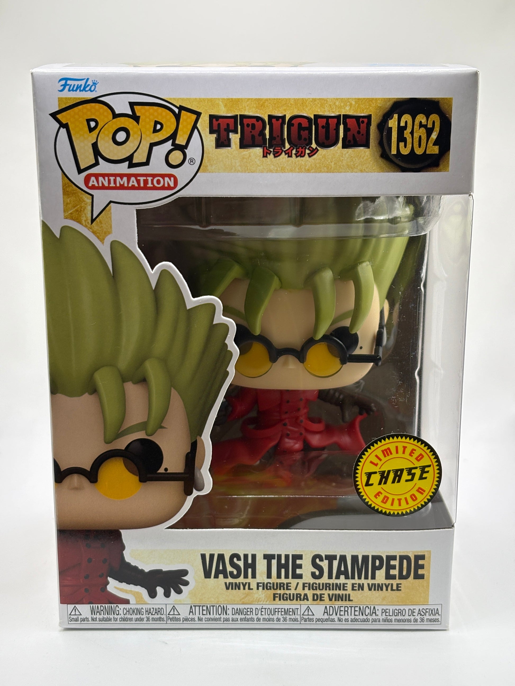 Funko POP! Animation TRIGUN #1362 Vash The Stampede Limited Chase Edition FRENLY BRICKS - Open 7 Days