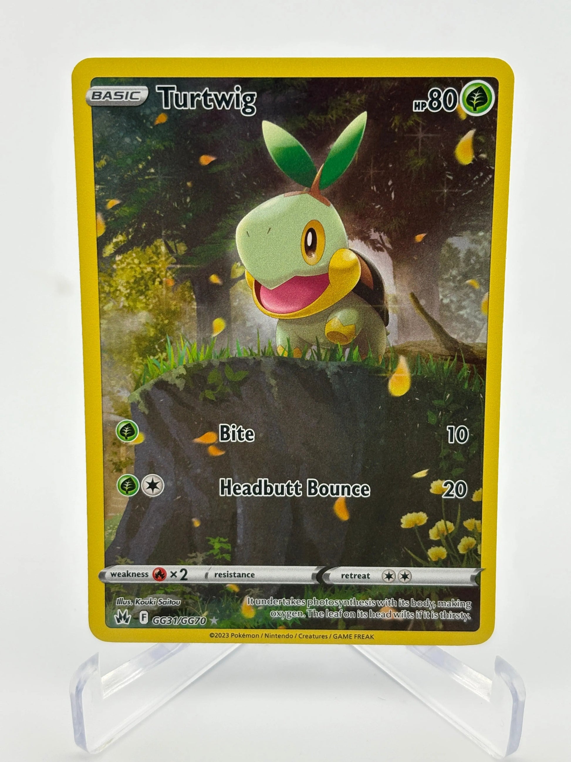 Turtwig GG31/GG70 Crown Zenith: Galarian Gallery Holo Pokemon TCG - NM (2) FRENLY BRICKS - Open 7 Days