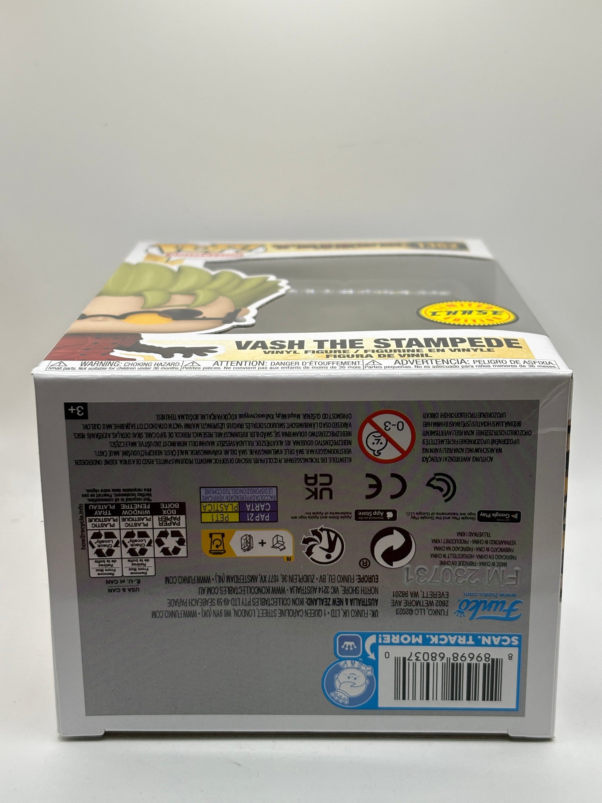 Funko POP! Animation TRIGUN #1362 Vash The Stampede Limited Chase Edition FRENLY BRICKS - Open 7 Days