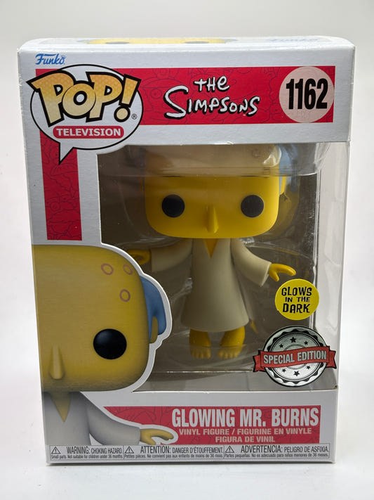 Funko POP! Television Simpsons #1162 Glowing Mr Burns Glow Special