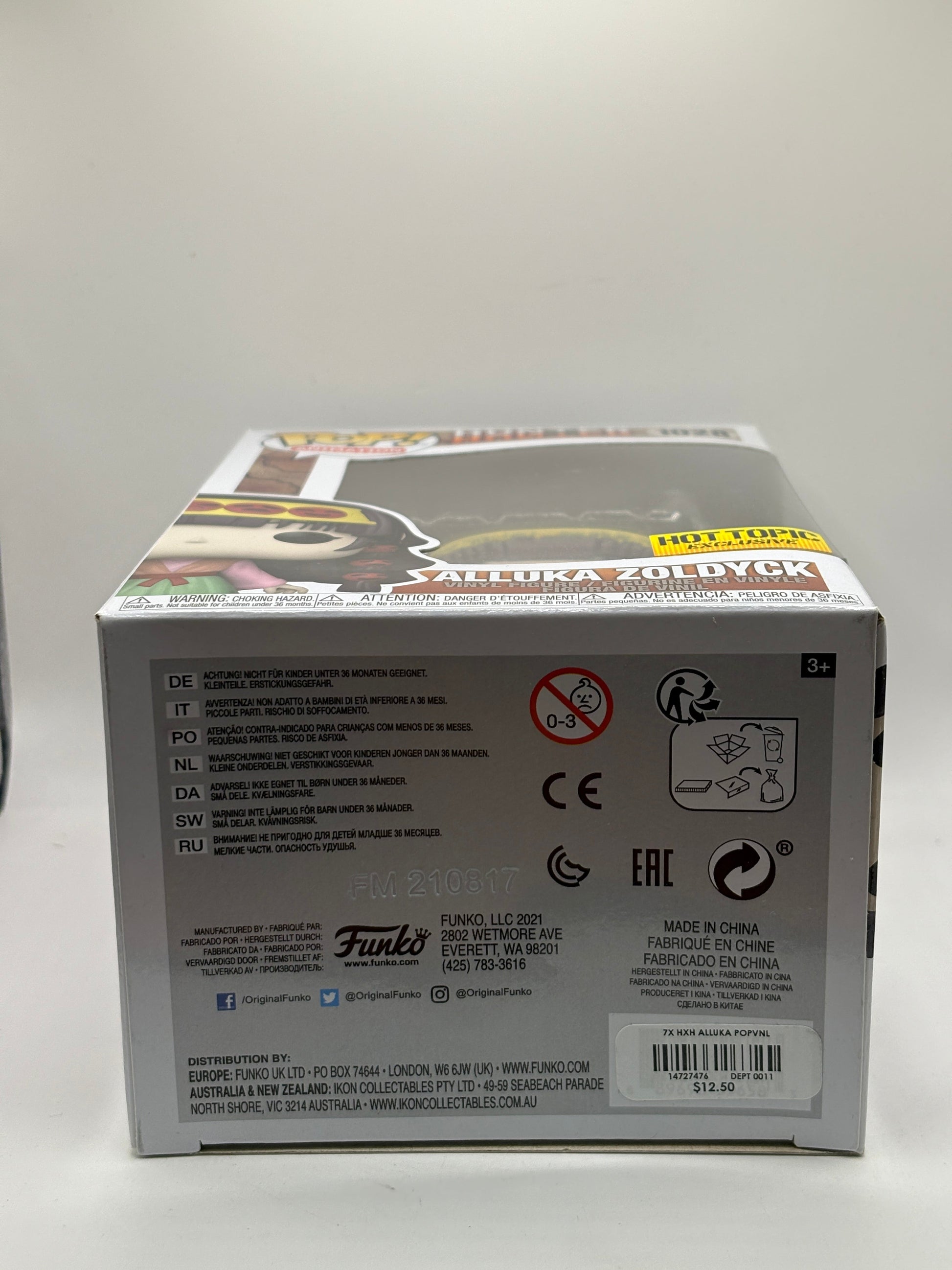 Funko POP! Animation Hunter x Hunter #1028 Alluka Zoldyck Hot Topic FRENLY BRICKS - Open 7 Days