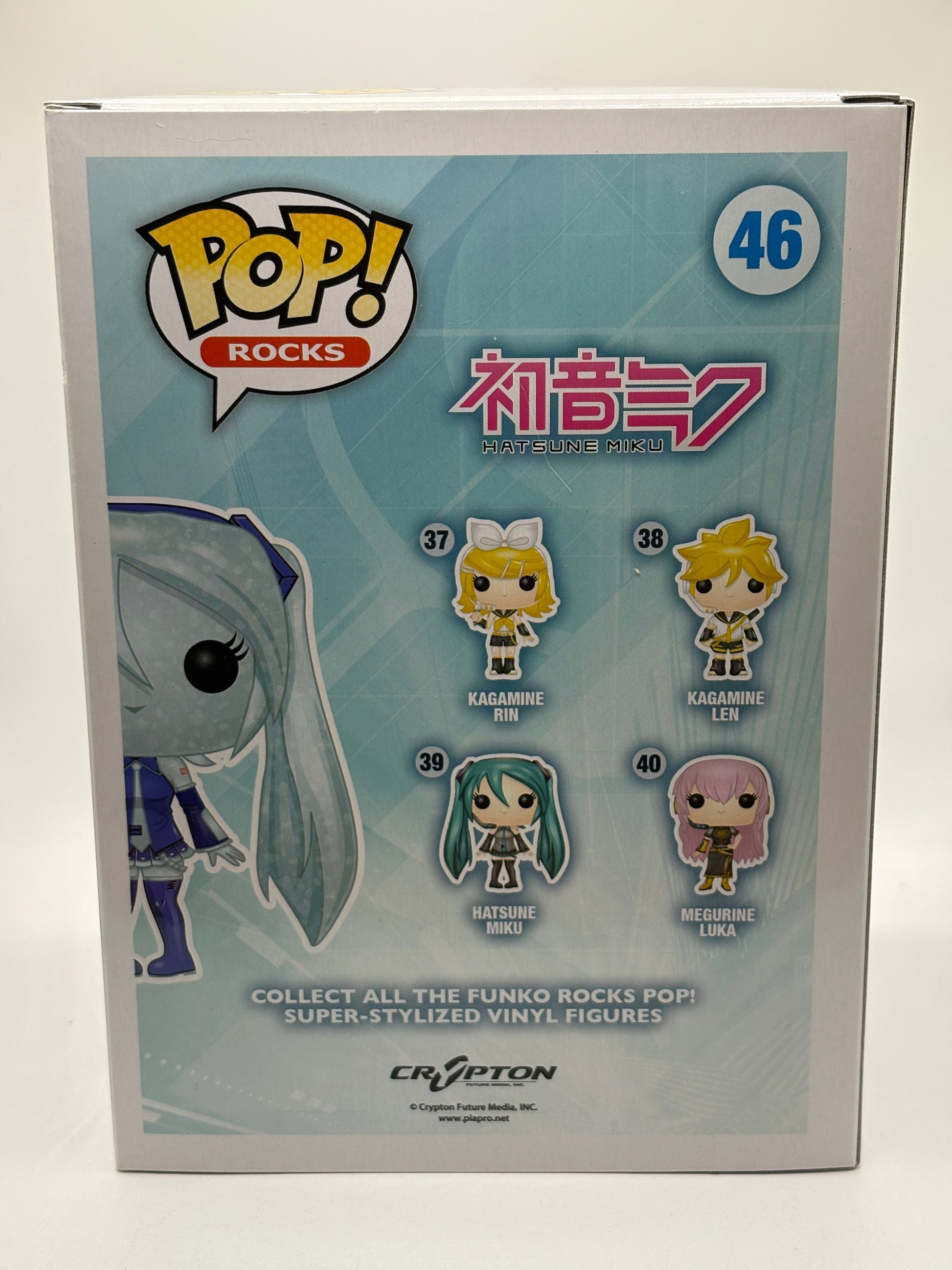 Funko POP! Rocks Hatsune Miku #46 Hatsune Miku Crystal Vinyl Figure FRENLY BRICKS - Open 7 Days