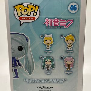 Funko POP! Rocks Hatsune Miku #46 Hatsune Miku Crystal Vinyl Figure FRENLY BRICKS - Open 7 Days