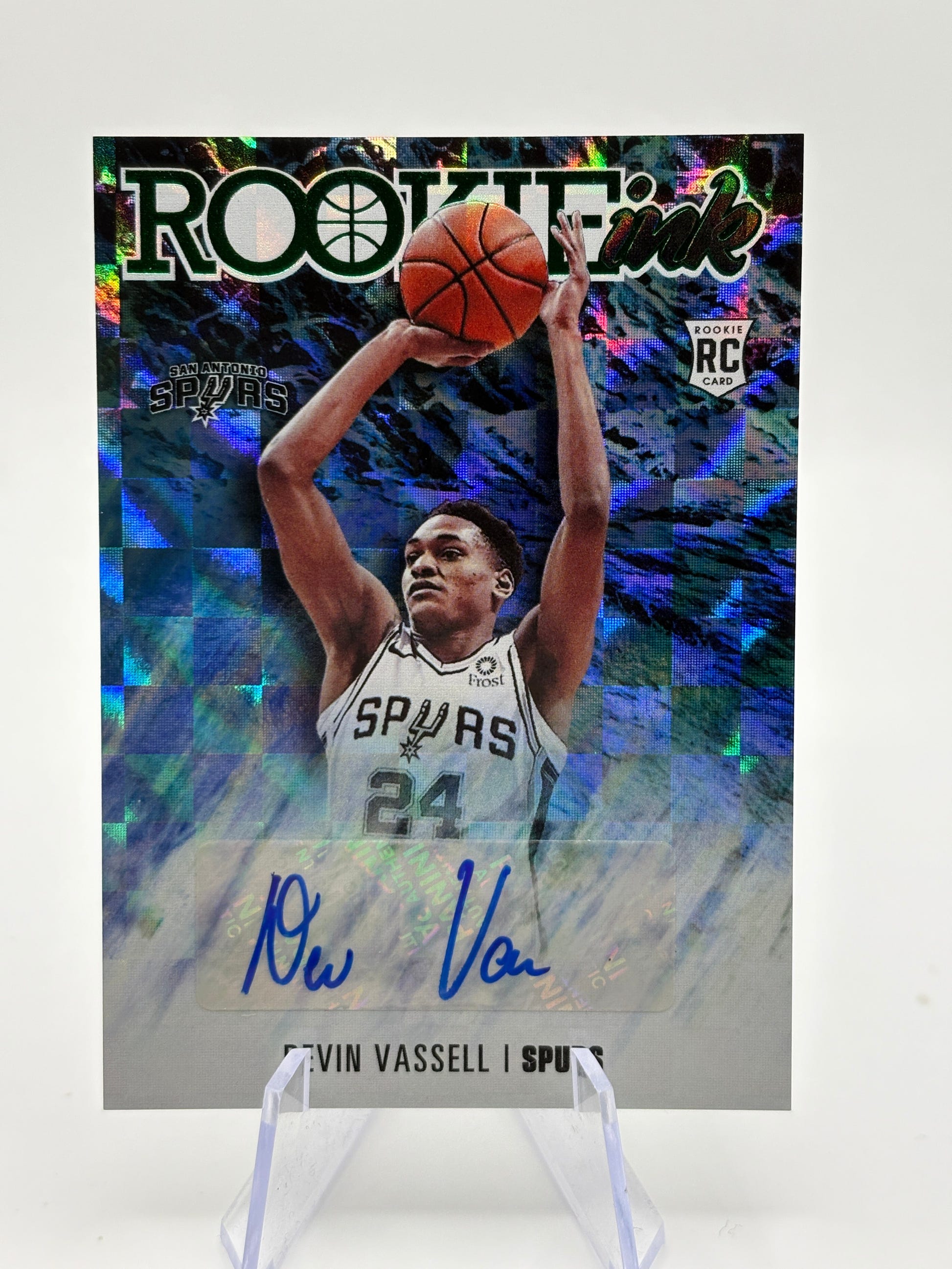 Devin Vassell 2020-21 Hoops Rookie Ink #40 RC Auto FRENLY BRICKS - Open 7 Days image 1