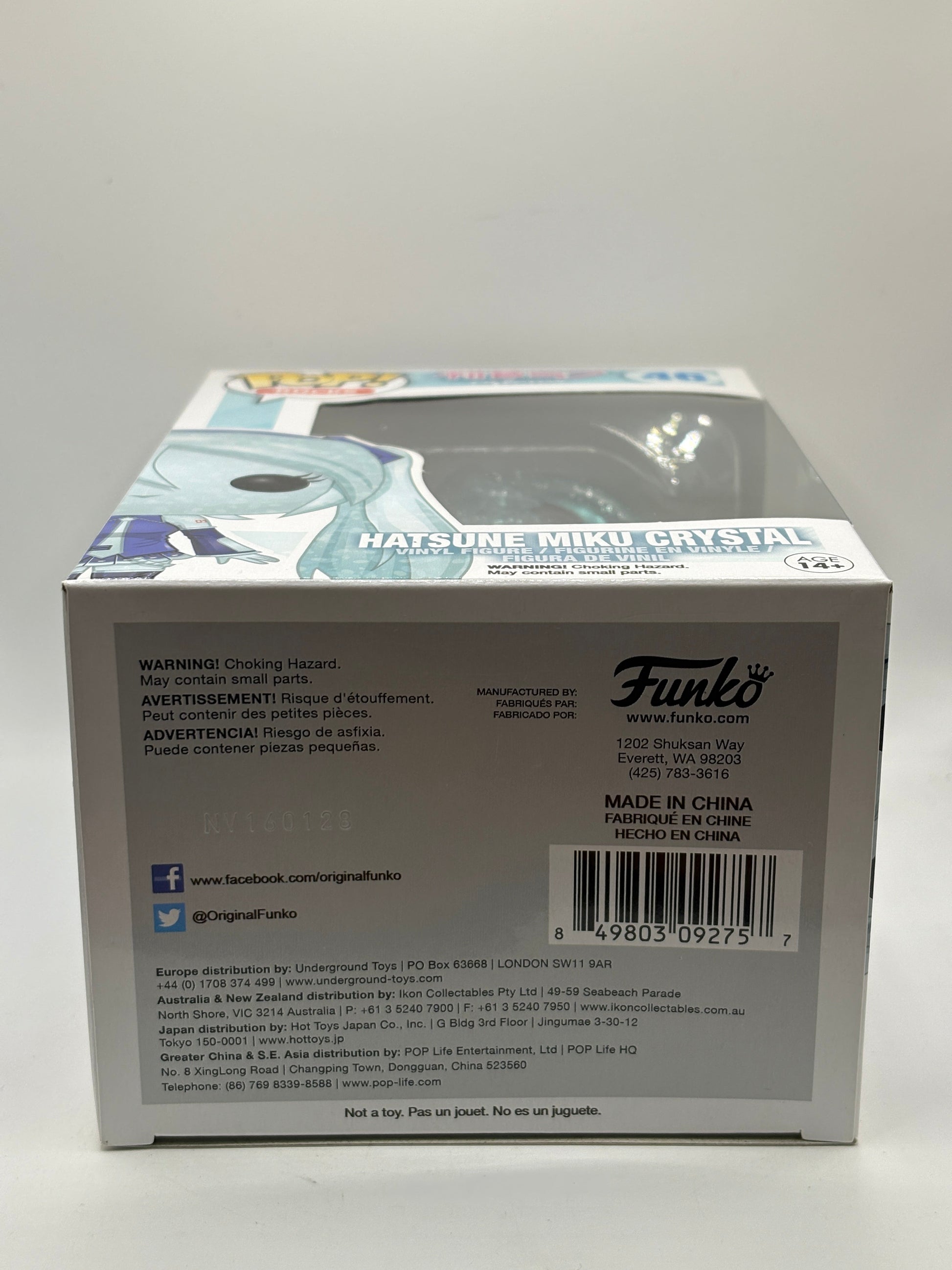 Funko POP! Rocks Hatsune Miku #46 Hatsune Miku Crystal Vinyl Figure FRENLY BRICKS - Open 7 Days