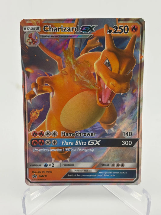 Charizard GX SM211 Promo SM Promos Pokemon Card NM FRENLY BRICKS - Open 7 Days