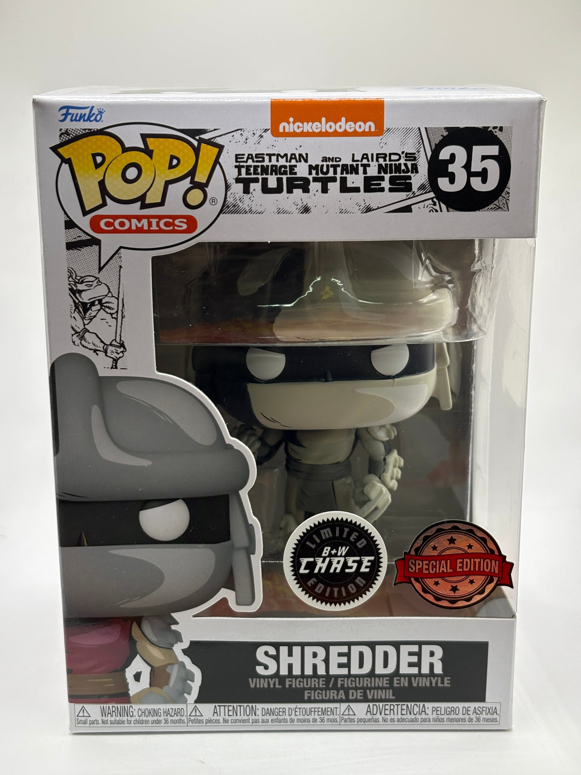 Funko POP! Comics Teenage Mutant Ninja Turtles #35 Shredder B+W Chase FRENLY BRICKS - Open 7 Days