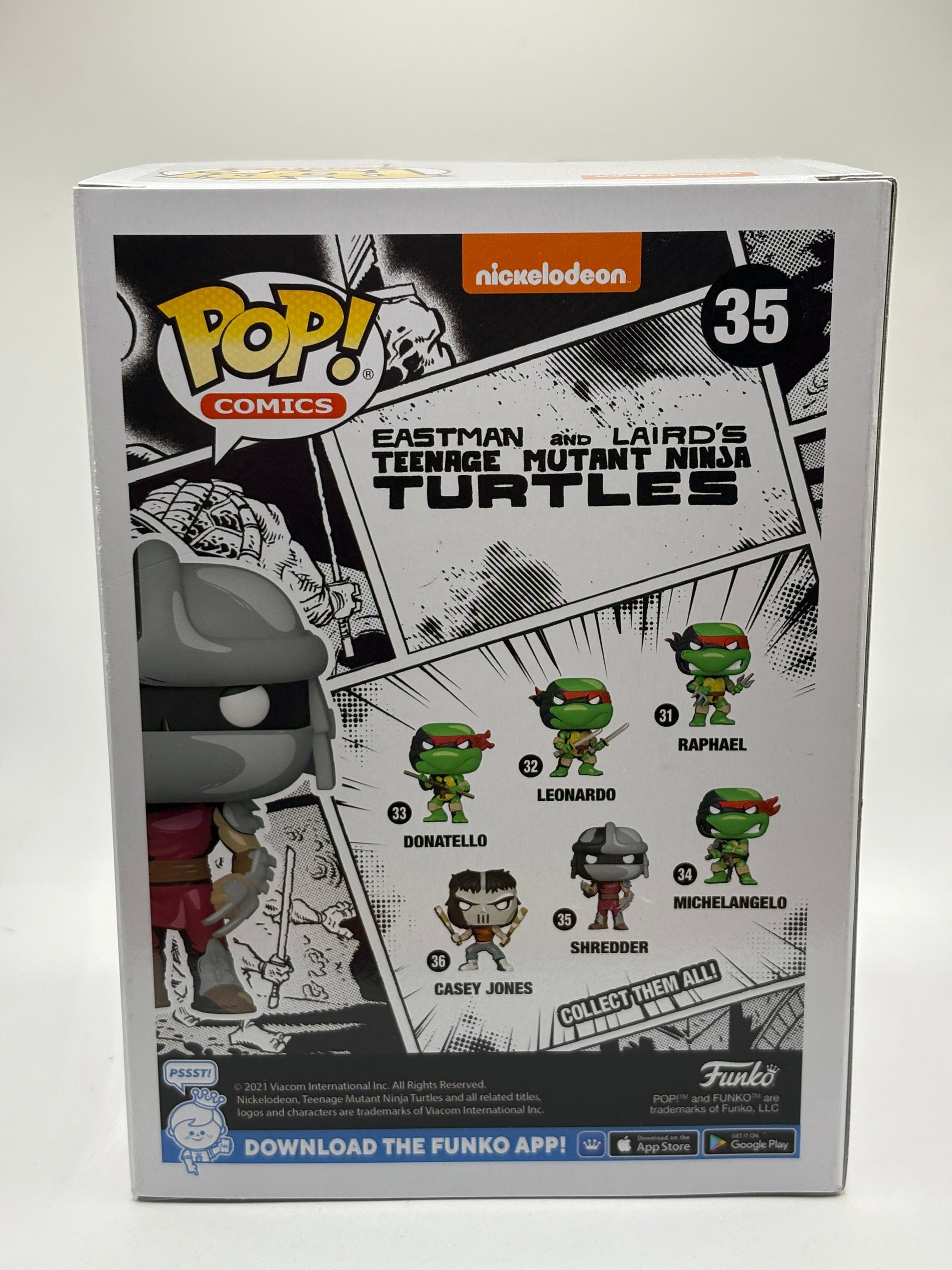 Funko POP! Comics Teenage Mutant Ninja Turtles #35 Shredder B+W Chase FRENLY BRICKS - Open 7 Days