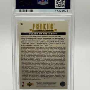 1995 UPPER DECK PREDICTOR PLAYER OF THE MONTH REDEMPTION MICHAEL JORDAN PSA 7 FRENLY BRICKS - Open 7 Days