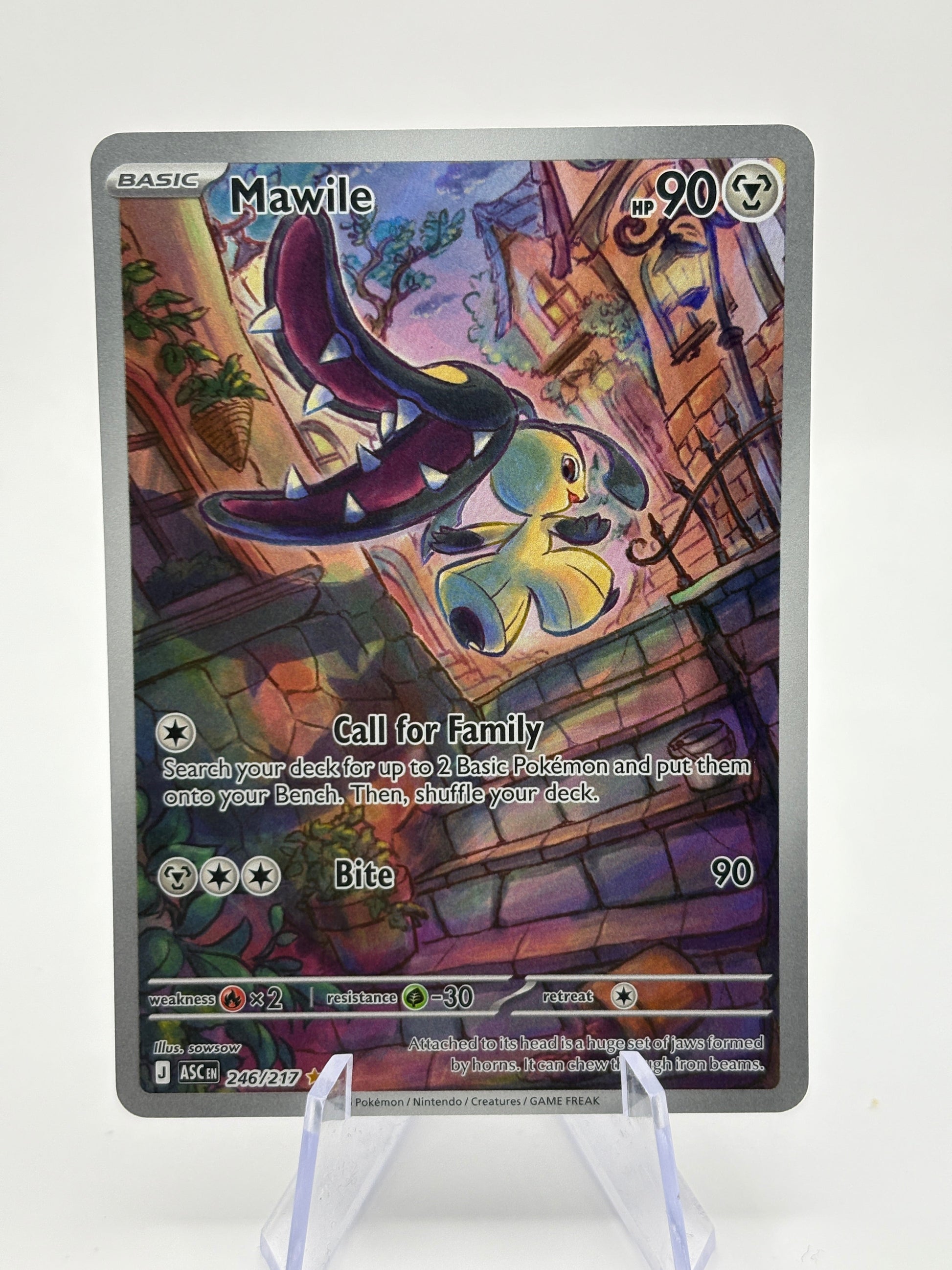 Pokemon TCG Ascended Heroes - Mawile 246/217 Illustration Rare Nm FRENLY BRICKS - Open 7 Days