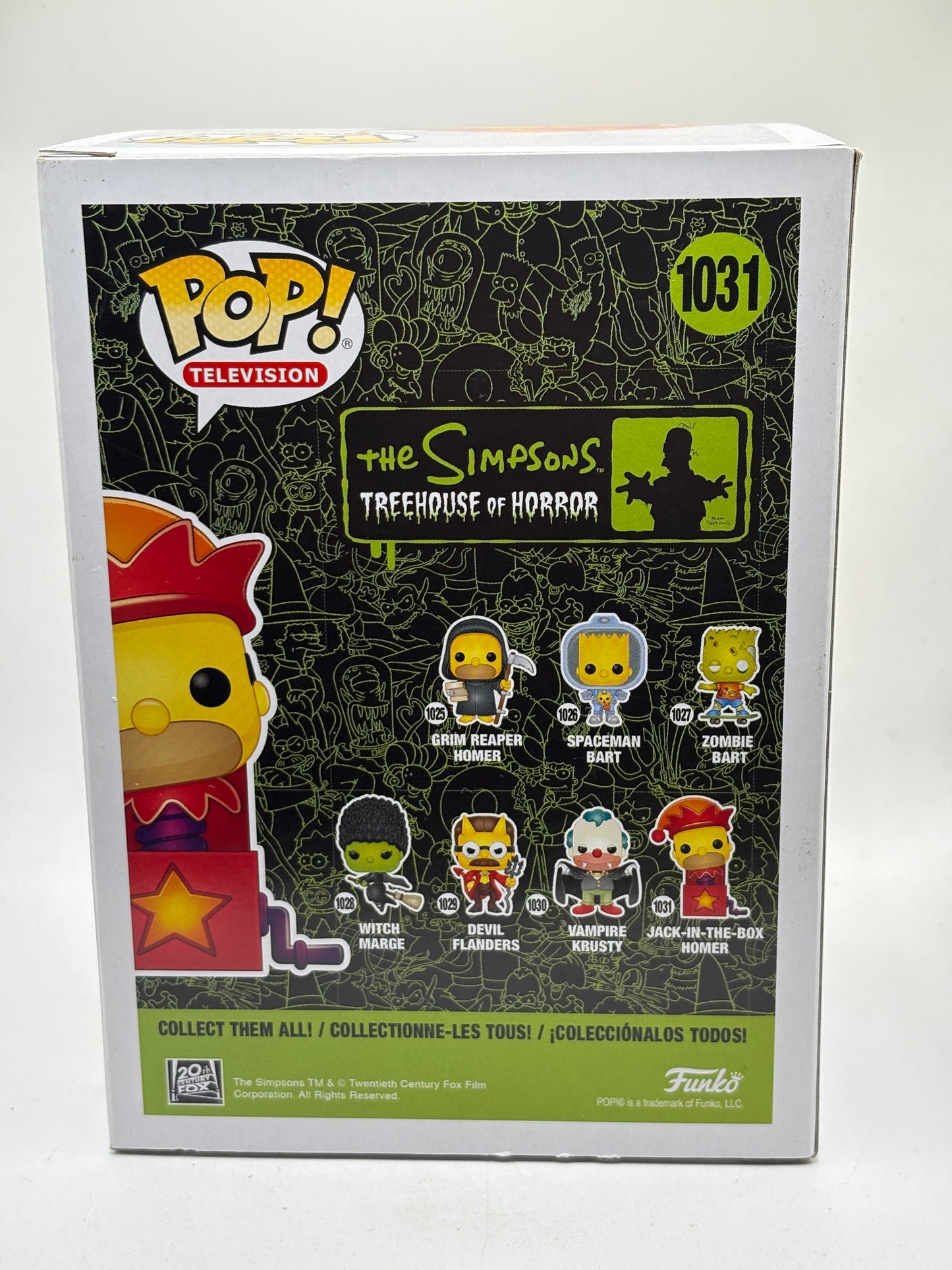 Funko POP! Television Simpsons #1031 Jack in the Box Homer Vinyl Figure