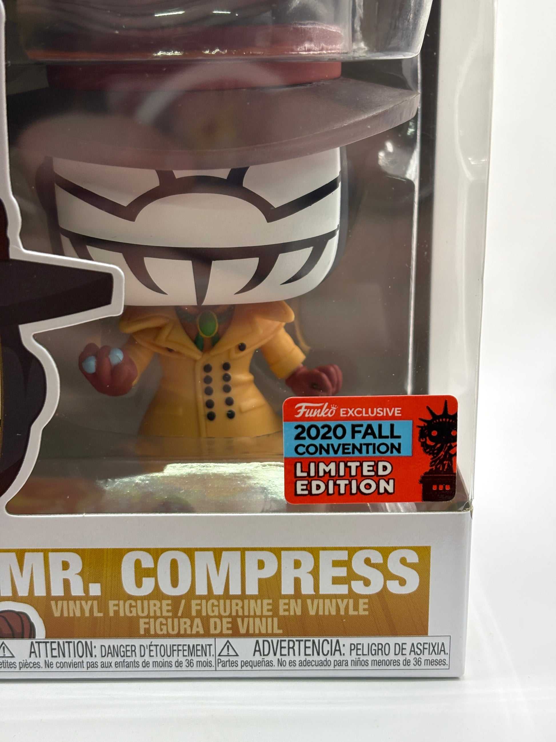 Funko POP! Animation My Hero Academia #820 Mr. Compress 2020 Fall Convention FRENLY BRICKS - Open 7 Days
