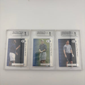 NFL QB Off The Field Profile Graded Lot - Golf, Bubby Brister, Donruss FRENLY BRICKS - Open 7 Days