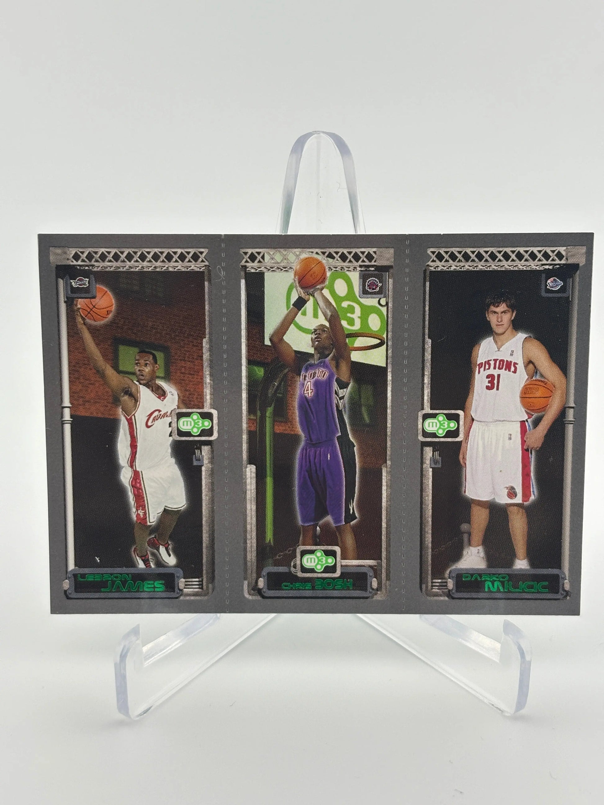 2003-04 Topps Matrix Lebron James / Chris Bosh / Darko Milicic RC LP FRENLY BRICKS - Open 7 Days