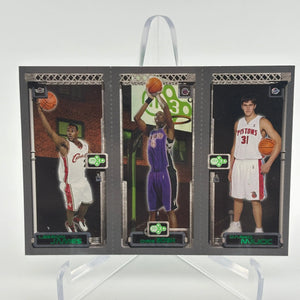 2003-04 Topps Matrix Lebron James / Chris Bosh / Darko Milicic RC LP FRENLY BRICKS - Open 7 Days