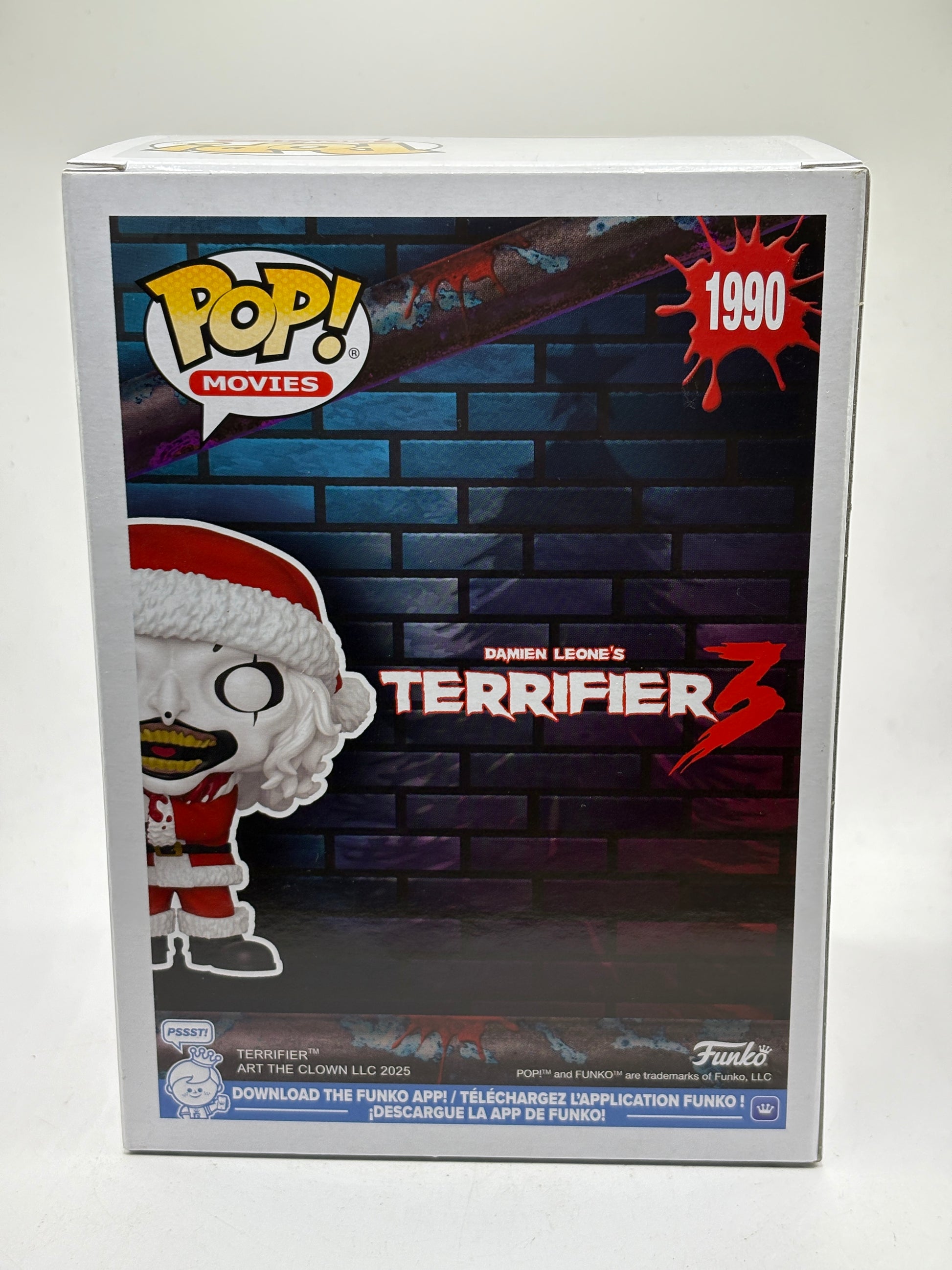 Funko POP! Movies The Terrifier 3 #1990 Art The Clown Vinyl Figure image 3