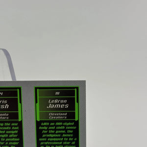 2003-04 Topps Matrix Lebron James / Chris Bosh / Darko Milicic RC LP FRENLY BRICKS - Open 7 Days