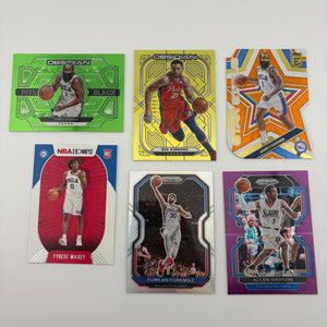 NBA Philadelphia 76ers Raw Card Lot - Tyrese Maxey, Rookie, Allen Iverson FRENLY BRICKS - Open 7 Days