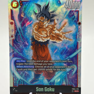 Dragon Ball Super Fusion World - Son Goku FB04-129 SCR FRENLY BRICKS - Open 7 Days