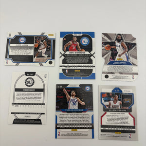 NBA Philadelphia 76ers Raw Card Lot - Tyrese Maxey, Rookie, Allen Iverson FRENLY BRICKS - Open 7 Days