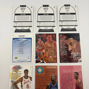 NBA Chicago Bulls Raw Card Lot - Scottie Pippen, Numbered, Fleer FRENLY BRICKS - Open 7 Days