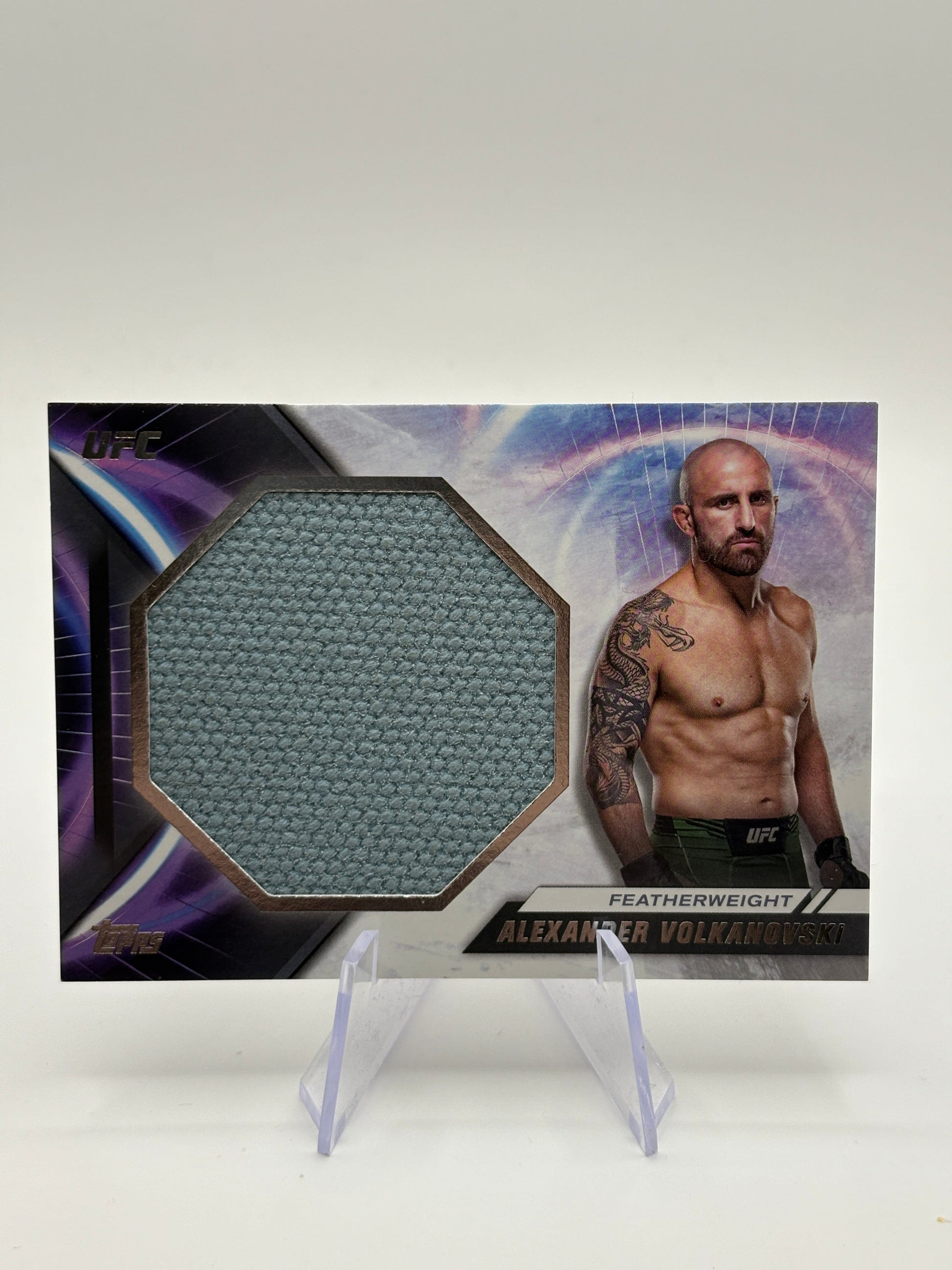 2024 Topps UFC Jumbo Fight Mat Relic Card Alexander Volkanovski FRENLY BRICKS - Open 7 Days image 1