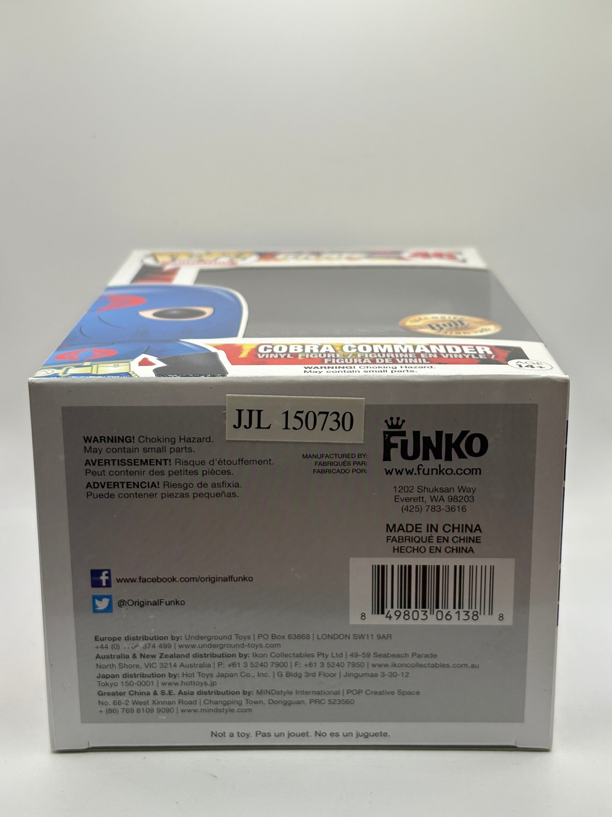 Funko POP! Animation G.I.Joe #46 Cobra Commander Exclusive Bait Vinyl Figure FRENLY BRICKS - Open 7 Days