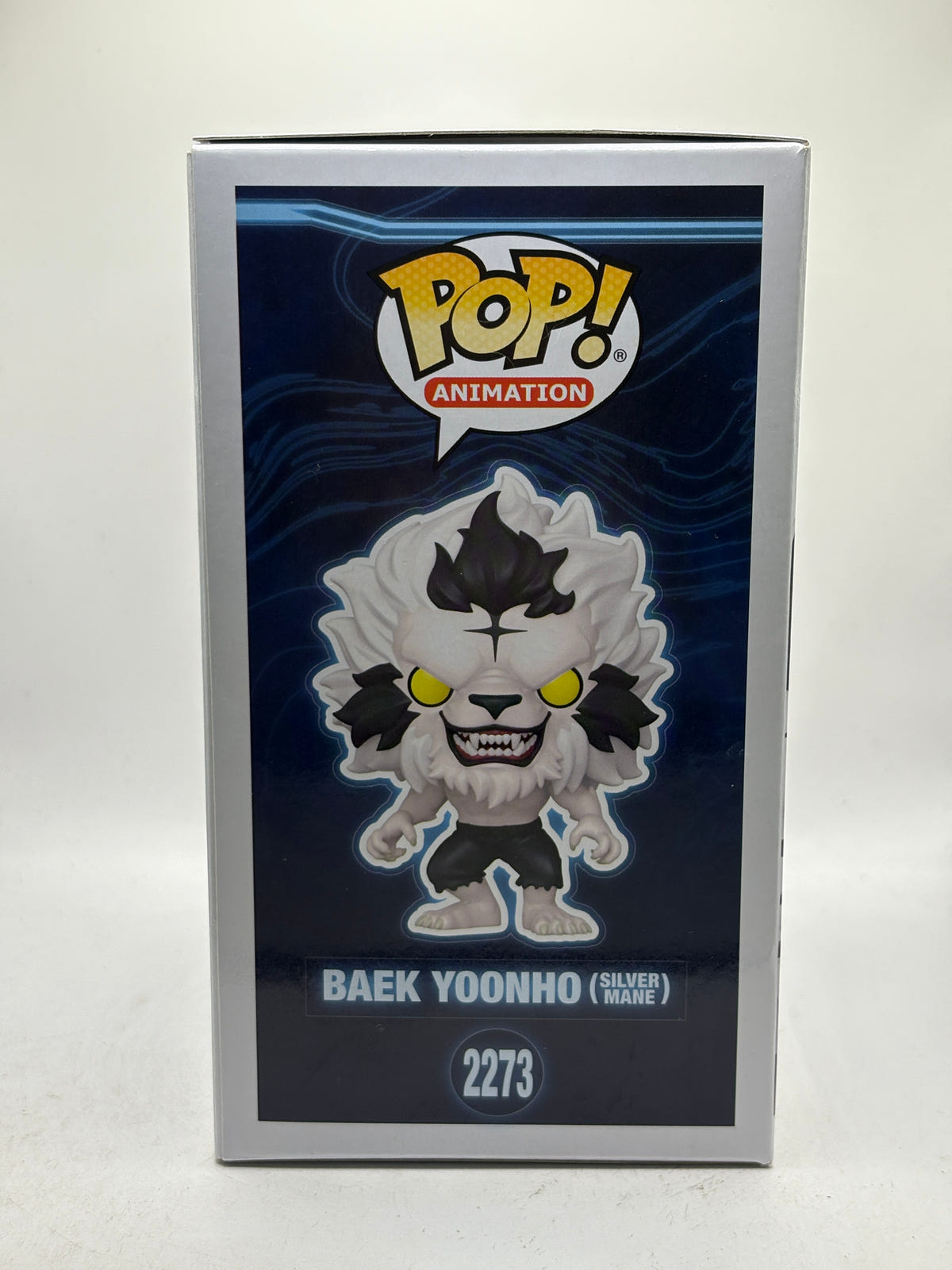 Funko POP! Animation Solo Leveling #2273 Baek Yoonho Silver Mane Limited Flocked Chase image 4