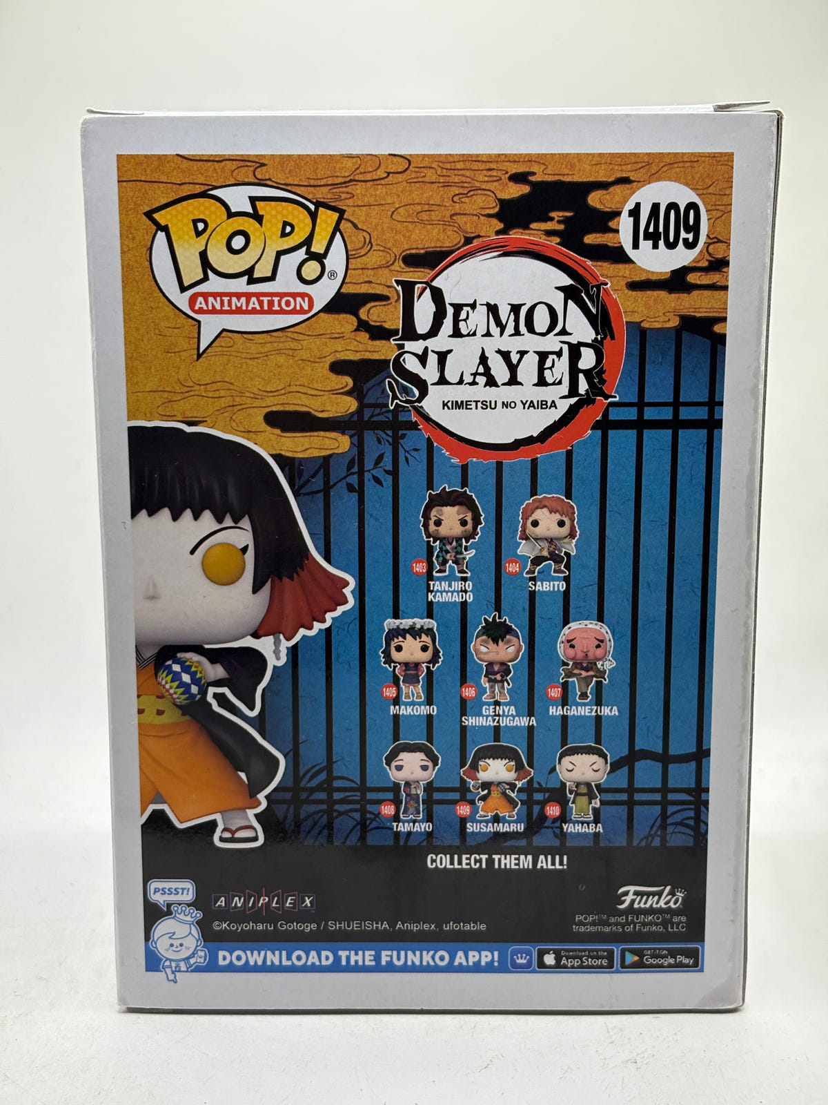Funko POP! Animation Demon Slayer #1409 Susamaru Limited Glow Chase image 3