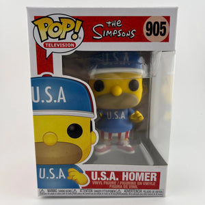 Funko POP Television The Simpsons  U.S.A Homer Vinyl Figure #905 FRENLY BRICKS - Open 7 Days