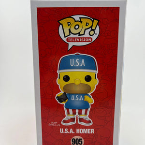Funko POP Television The Simpsons  U.S.A Homer Vinyl Figure #905 FRENLY BRICKS - Open 7 Days