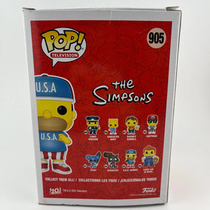 Funko POP Television The Simpsons  U.S.A Homer Vinyl Figure #905 FRENLY BRICKS - Open 7 Days